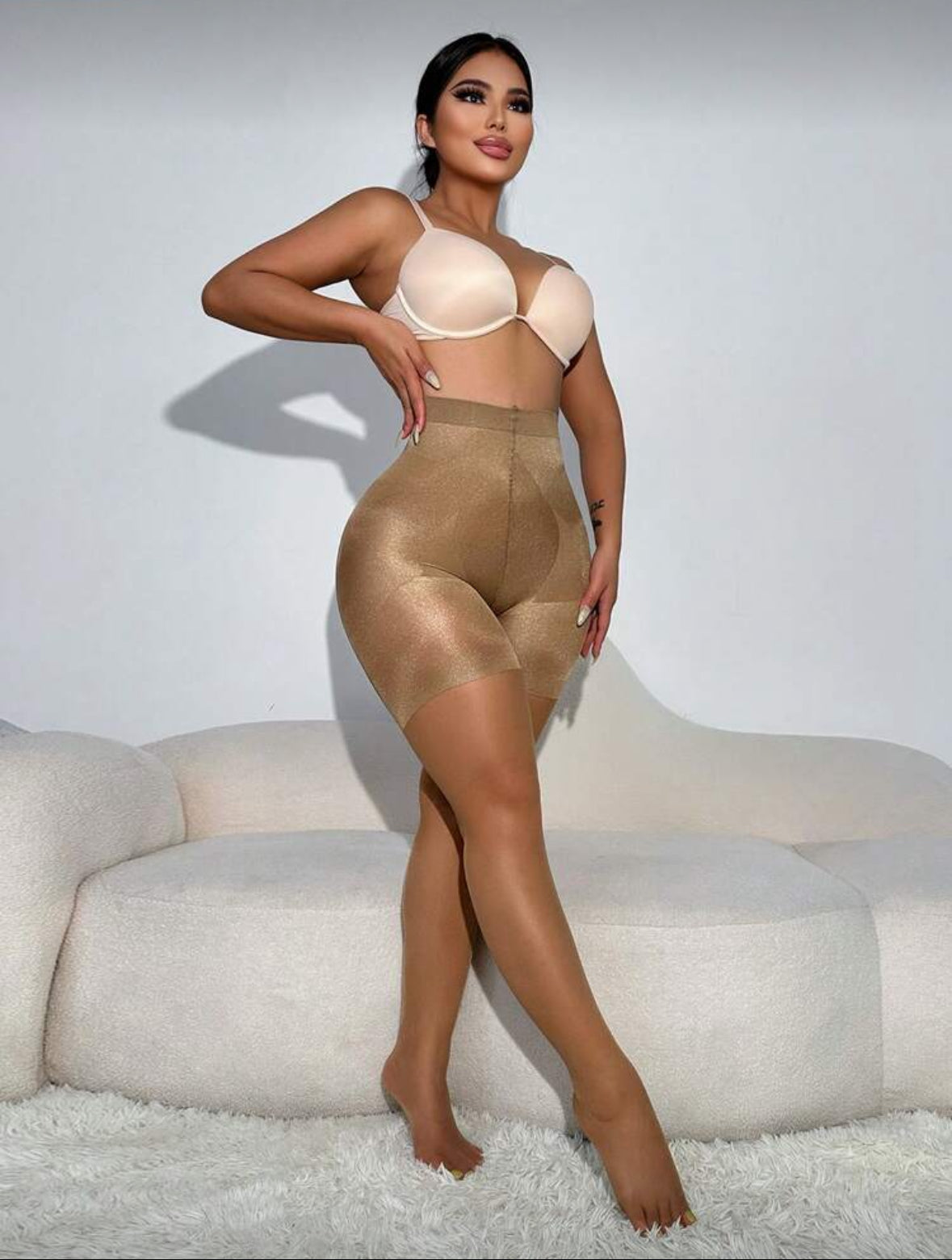 MEDIAS CURBY CONTROL DE ABDOMEN ELEVACIÓN DE GLÚTEOS